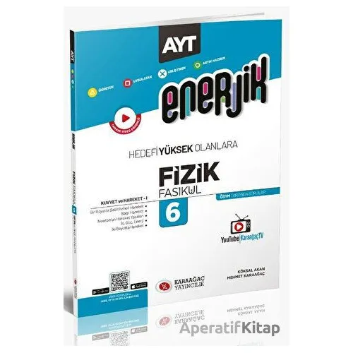Enerjik AYT Fizik Fasikülleri 6 - Kolektif - Karaağaç Yayıncılık