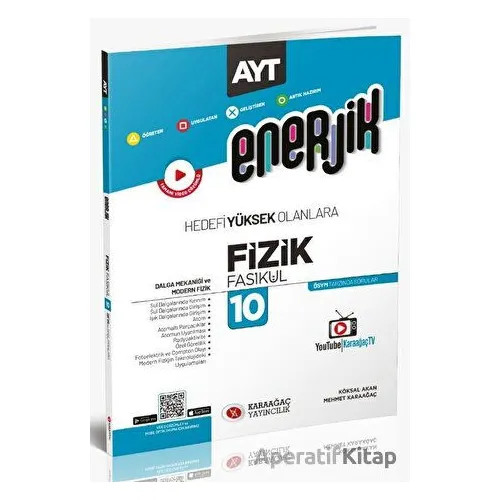Enerjik AYT Fizik Fasikülleri - 10 - Kolektif - Karaağaç Yayıncılık