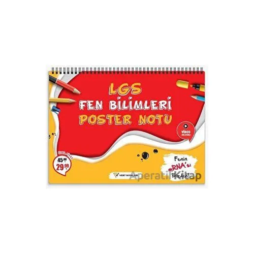 LGS Fen Bilimleri Poster Notu - Kolektif - Veri Yayınevi