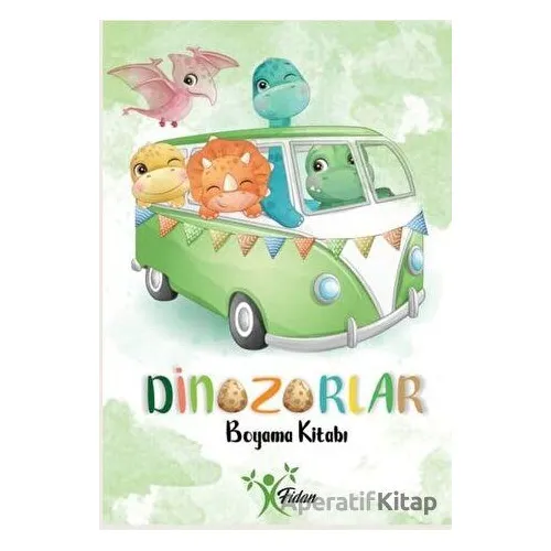 Dinazorlar - Boyama Kitabı - Kolektif - Fidan