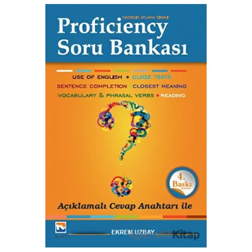 Proficiency Soru Bankası - Ekrem Uzbay - Nisan Kitabevi
