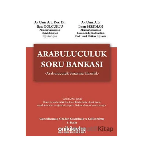Arabuluculuk Soru Bankası - İhsan Berkhan - On İki Levha Yayınları