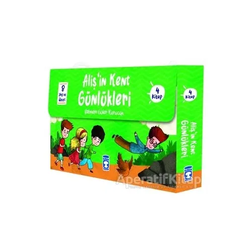 Alişin Kent Günlükleri Seti (4 Kitap Takım) - Şebnem Güler Karacan - Timaş Çocuk
