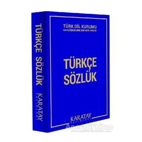 Türkçe Sözlük (Mavi) - Kolektif - Karatay Yayınları