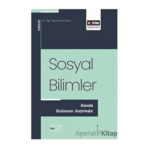 Sosyal Bilimler Alanında Uluslararası Araştırmalar
