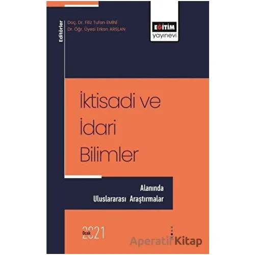 İktisadi ve İdari Bilimler Alanında Uluslararası Araştırmalar