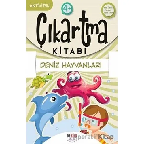 Deniz Hayvanları - Çıkartma Kitabı - Kolektif - Mekika Yayınevi