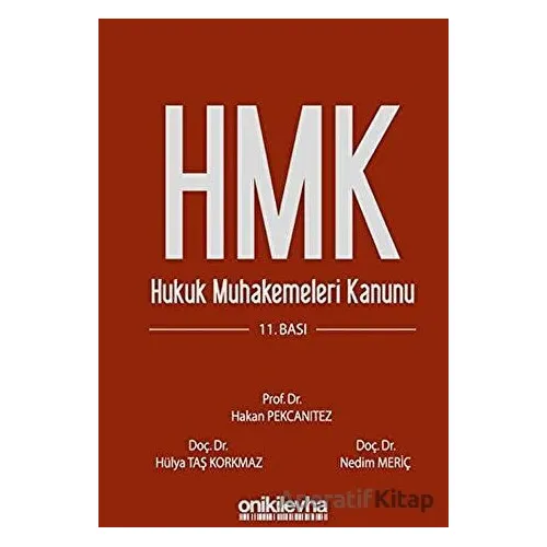 HMK - Hukuk Muhakemeleri Kanunu - Nedim Meriç - On İki Levha Yayınları