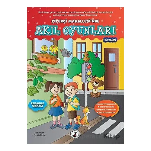 Çiçekçi Mahallesinde Akıl Oyunları - Nesrin Çelik - Misket Kitap