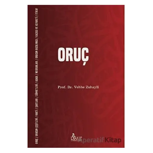 Oruç - Vehbe Zuhayli - Risale Yayınları