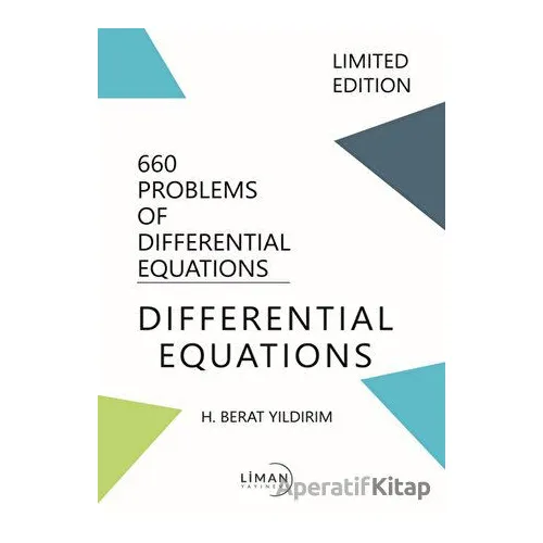 660 Problems of Differential Equations - H. Berat Yıldırım - Liman Yayınevi