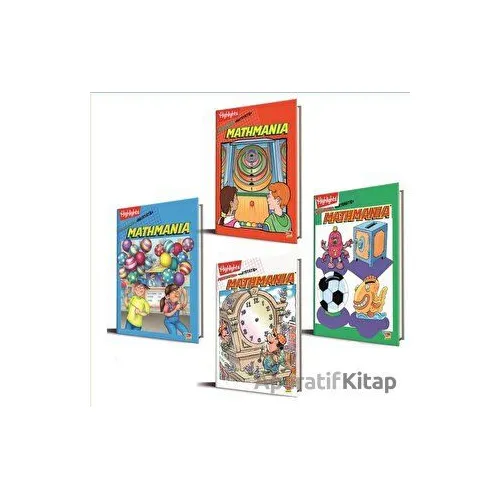Highlights Mathmania Matematik Zeka ve Dikkat Gelişim 4lü Seti