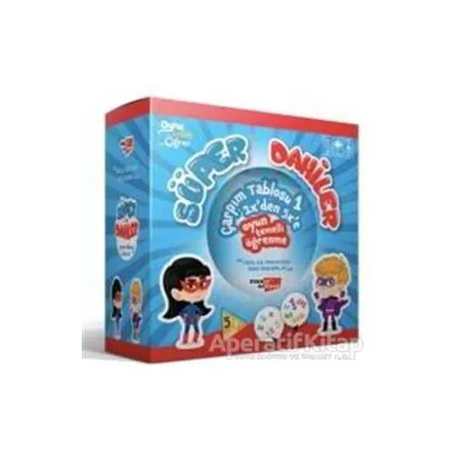Süper Dahiler Seti - Çarpım Tablosu 2 (6x’den 9x’e) - Kolektif - Dikkat Atölyesi Yayınları