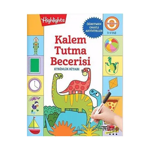 Kalem Tutma Becerisi Etkinlik Kitabı - Kolektif - Dikkat Atölyesi Yayınları