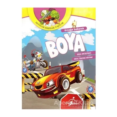 Örneğe Bakarak Boya Meyveler - Sebzeler - Taşıtlar - Kolektif - Çocuk Gezegeni