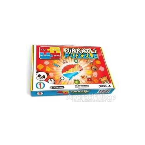 Dikkatli Puzzle 7 Yaş Üzeri - Osman Abalı - Adeda Yayınları