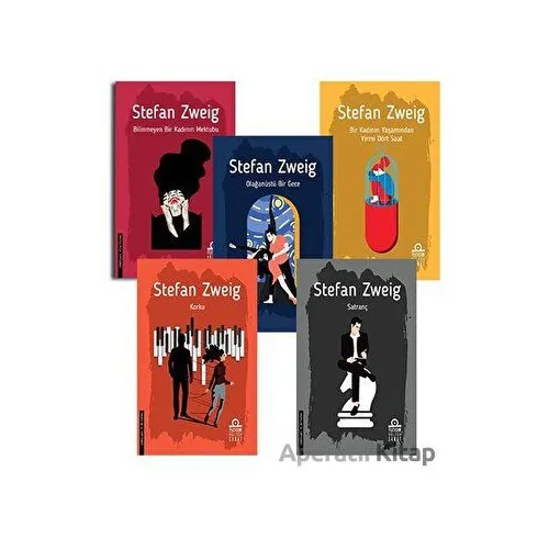 Stefan Zweig Set (5 Kitap Takım) - Stefan Zweig - Platform Kültür Sanat Yayınları