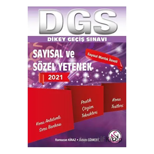 2021 DGS Sayısal ve Sözel Yetenek Konu Anlatımlı Soru Bankası - Özlem Cömert - NSN Yayınevi