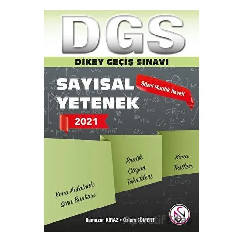 2021 DGS Sayısal Yetenek Konu Anlatımlı Soru Bankası - Özlem Cömert - NSN Yayınevi