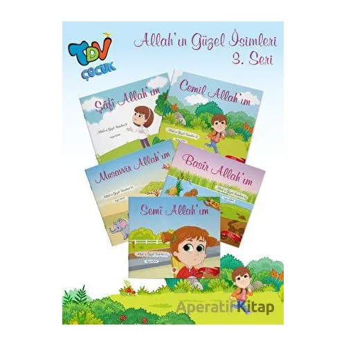 Allahın Güzel İsimleri 3 Seri 5 Kitap Takım - Ayşe Adan - Türkiye Diyanet Vakfı Yayınları
