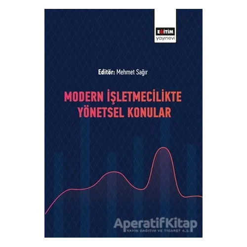 Modern İşletmecilikte Yönetsel Konular - Mehmet Sağır - Eğitim Yayınevi - Bilimsel Eserler