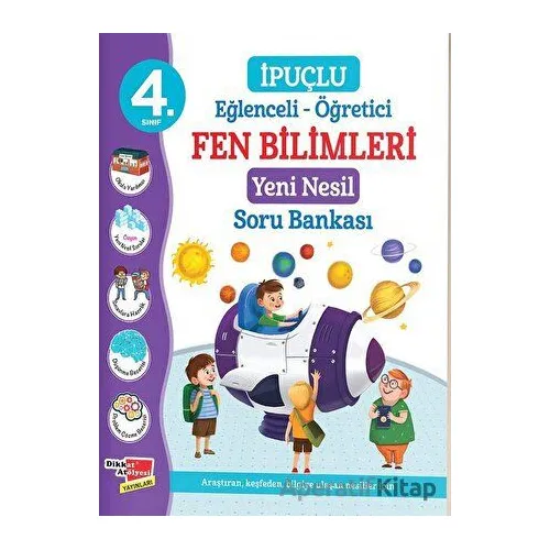 4. Sınıf Eğlenceli - Öğretici İpuçlu Fen Bilimleri Yeni Nesil Soru Bankası