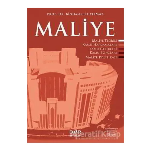 Maliye - Binhan Elif Yılmaz - Der Yayınları
