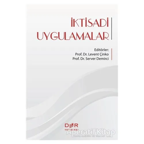 İktisadi Uygulamalar - Server Demirci - Der Yayınları