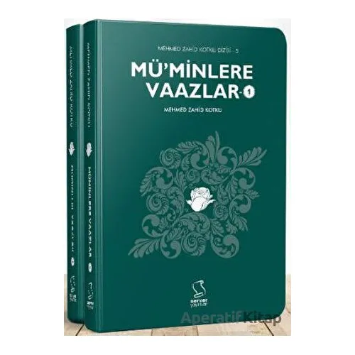 Müminlere Vaazlar (2 Kitap) - Cep Boy - Mehmed Zahid Kotku - Server Yayınları