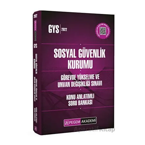 2023 Sosyal Güvenlik Kurumu Görevde Yükselme Ve Unvan Değişikliği Sınavları İçin Konu Anlatımlı Soru