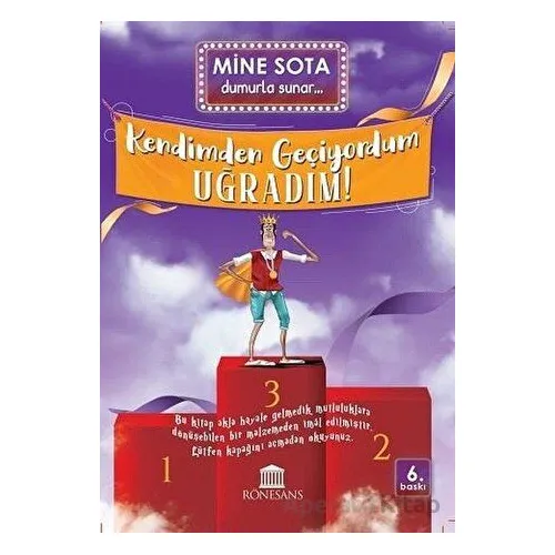 Kendimden Geçiyordum Uğradım - Mine Sota - Rönesans Yayınları