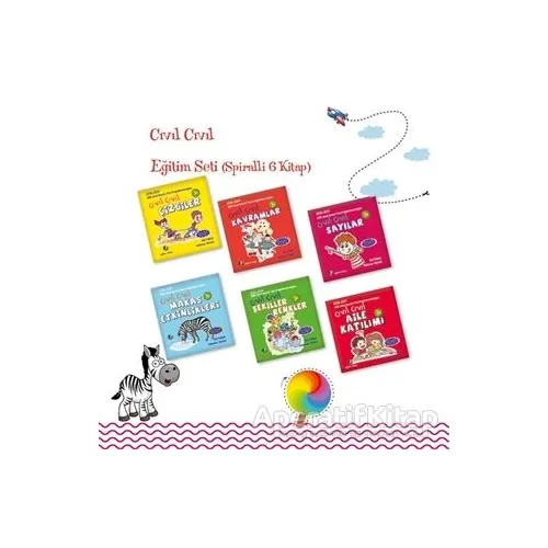 Cıvıl Cıvıl Eğitim Seti (6 Kitap Takım) - Elif Çubuk - Eğiten Kitap