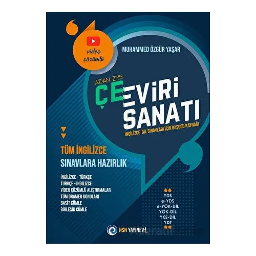 Adan Zye Çeviri Sanatı - Video Çözümlü - Muhammed Özgür Yaşar - NSN Yayınevi