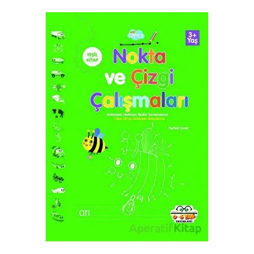 Yeşil - Nokta Ve Çizgi Çalışmaları - Kolektif - 0-6 Yaş Yayınları