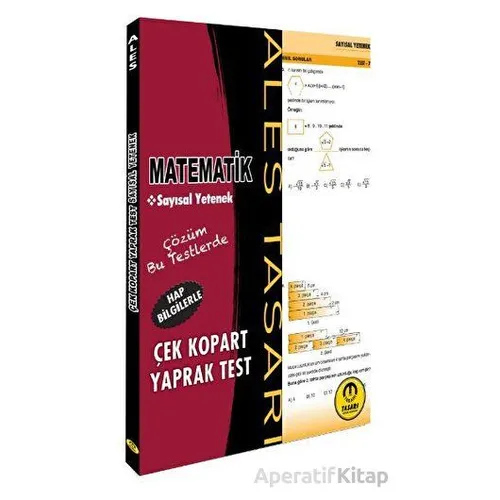 ALES Matematik Yaprak Test - Kolektif - Tasarı Eğitim Yayınları