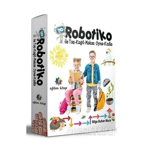 Robotiko ile Taş-Kağıt-Makas Oyna-Kodla - Bilge Buhan Musa - Eğiten Kitap