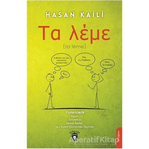 Ta-leme (Yunanca) - Hasan Kaili - Dorlion Yayınları