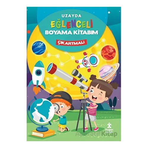 Uzayda Eğlenceli Boyama Kitabım - Kolektif - Doğan Çocuk
