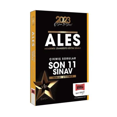 Yargı 2023 ALES Tamamı Çözümlü Çıkmış Sınav Soruları Son 11 Sınav