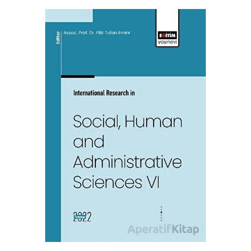 International Research in Social, Human and Administrative Sciences VI