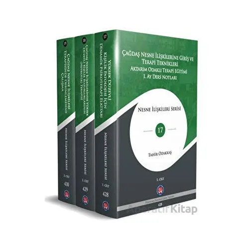 Aktarım Odaklı Terapi Eğitimi Ders Notları (3 Kitap) - Tahir Özakkaş - Psikoterapi Enstitüsü