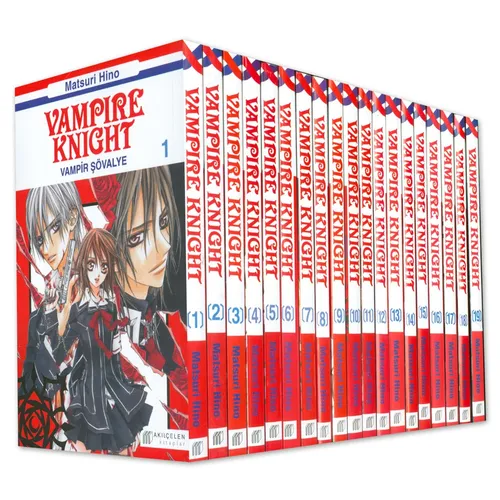 Vampire Knight - Vampir Şövalye Seti 19 Kitap - Matsuri Hino - Akıl Çelen Kitaplar