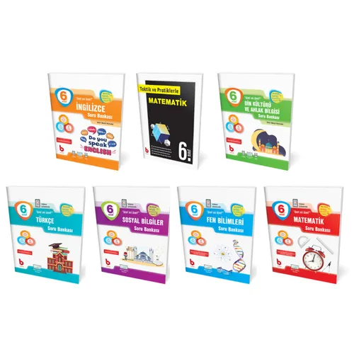 Basamak 6.Sınıf Soru Bankası Seti (7 Kitap)