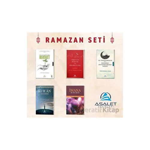Ramazan Seti (5 Kitap) - Kolektif - Asalet Yayınları