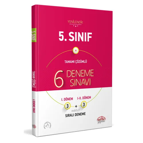 Editör 5.Sınıf 6 Fasiküllü Deneme Sınavı