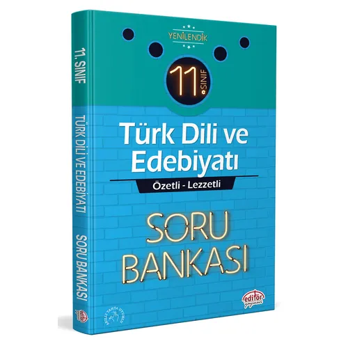 Editör 11. Sınıf Türk Dili ve Edebiyatı Özetli Lezzetli Soru Bankası