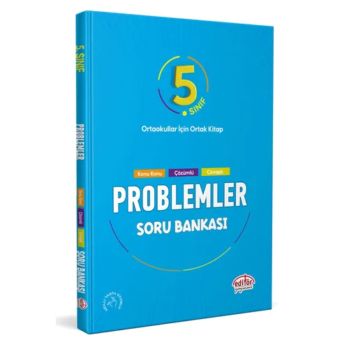 Editör 5.Sınıf Problemler Soru Bankası (2024 Öncesi Müfredat)