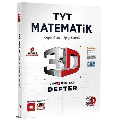 Çözüm 3D TYT Matematik Video Destekli Defter