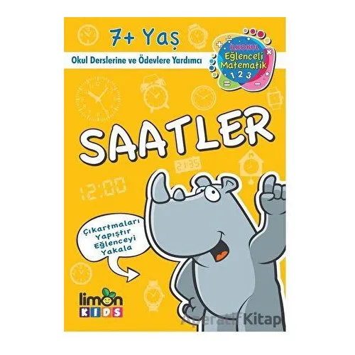Saatler - İlkokul Eğlenceli Matematik - Kolektif - limonKIDS