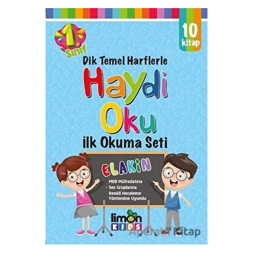 Haydi Oku - 1. Sınıf İlk Okuma Seti (10 Cilt Takım) - Kolektif - limonKIDS